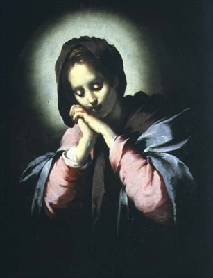 崇拜中的圣母 作者 贝尔纳多·斯特罗兹（Bernardo Strozzi）