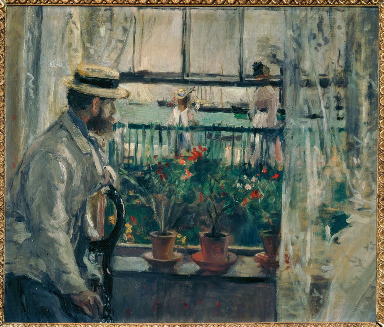 怀特岛Interieur 作者 贝特·莫里索（Berthe Morisot）