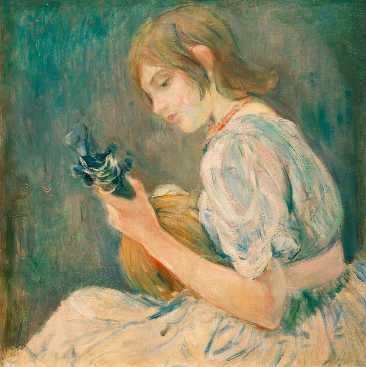 曼陀林 作者 贝特·莫里索（Berthe Morisot）