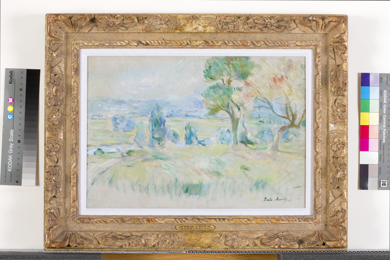 1891年在Mézy的塞纳河谷 作者 贝特·莫里索（Berthe Morisot）