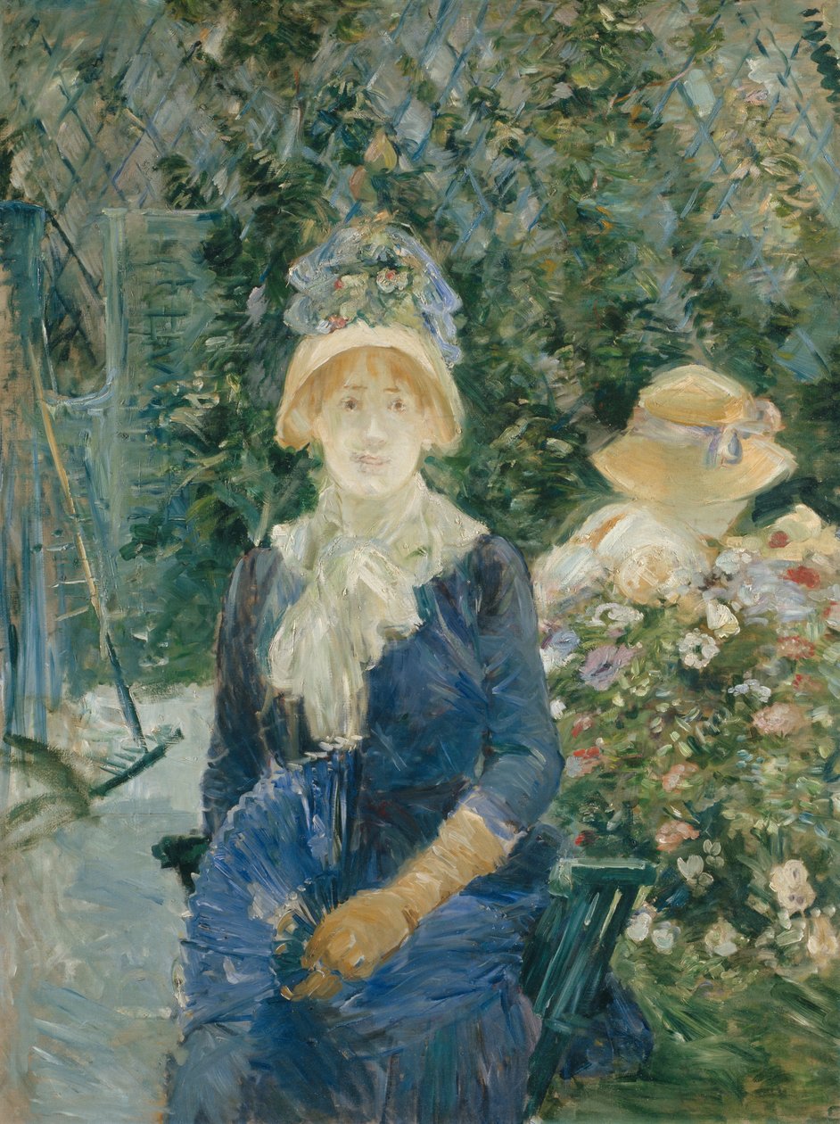 花园中的女人 作者 贝特·莫里索（Berthe Morisot）