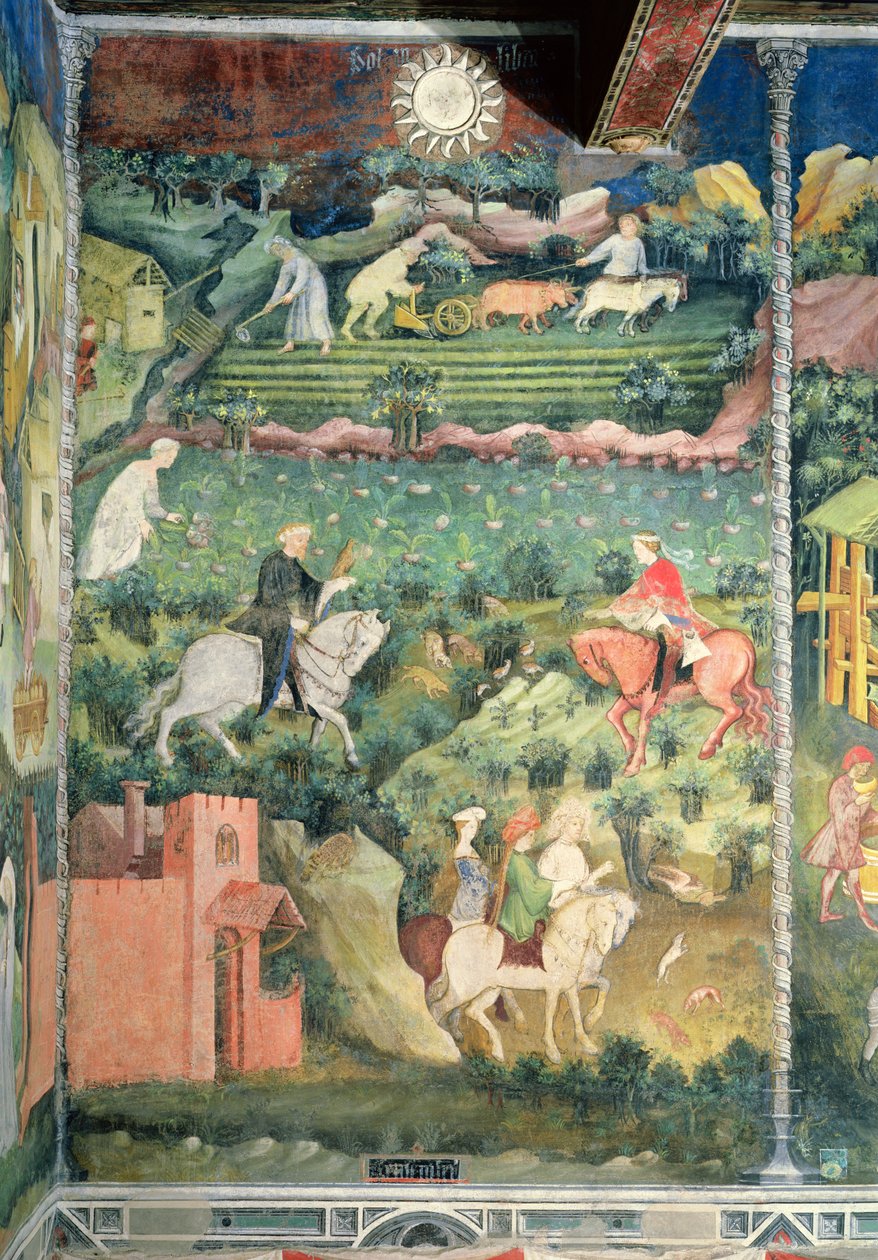 9月，c.1400 作者 波希米亚派