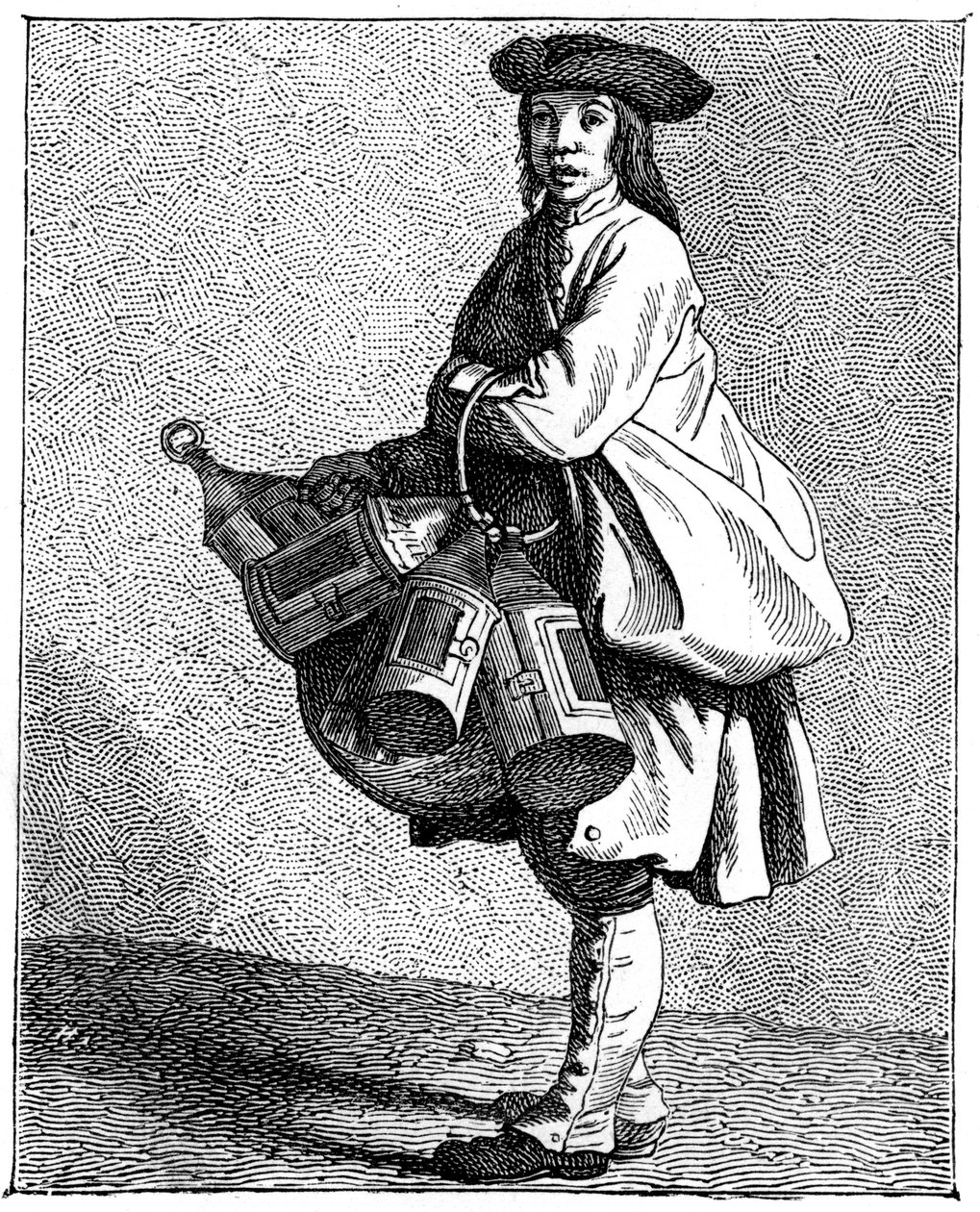 灯笼商人（1737-1742）。 作者 布查登