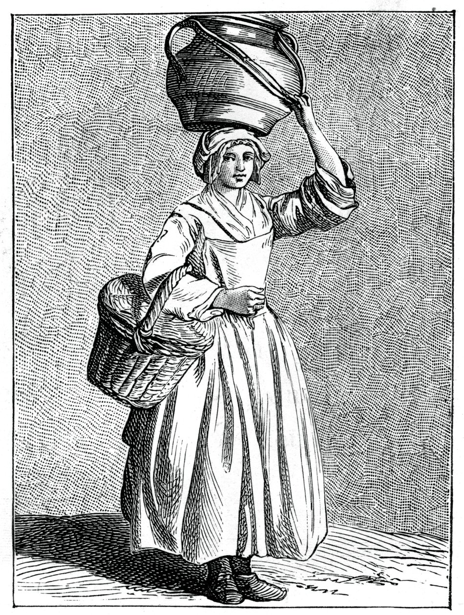 挤奶女工（1737-1742）。 作者 布查登