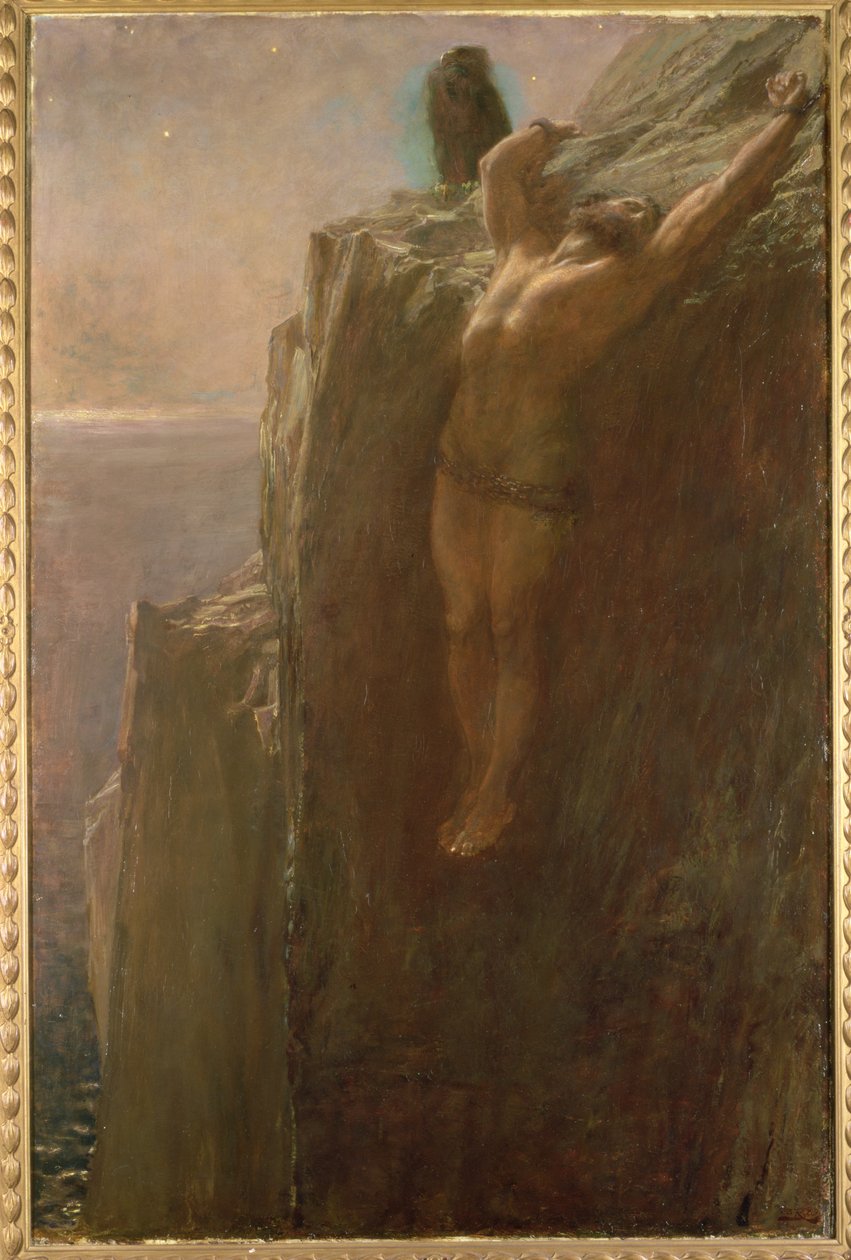 普罗米修斯，1889年 作者 英国人里维耶尔