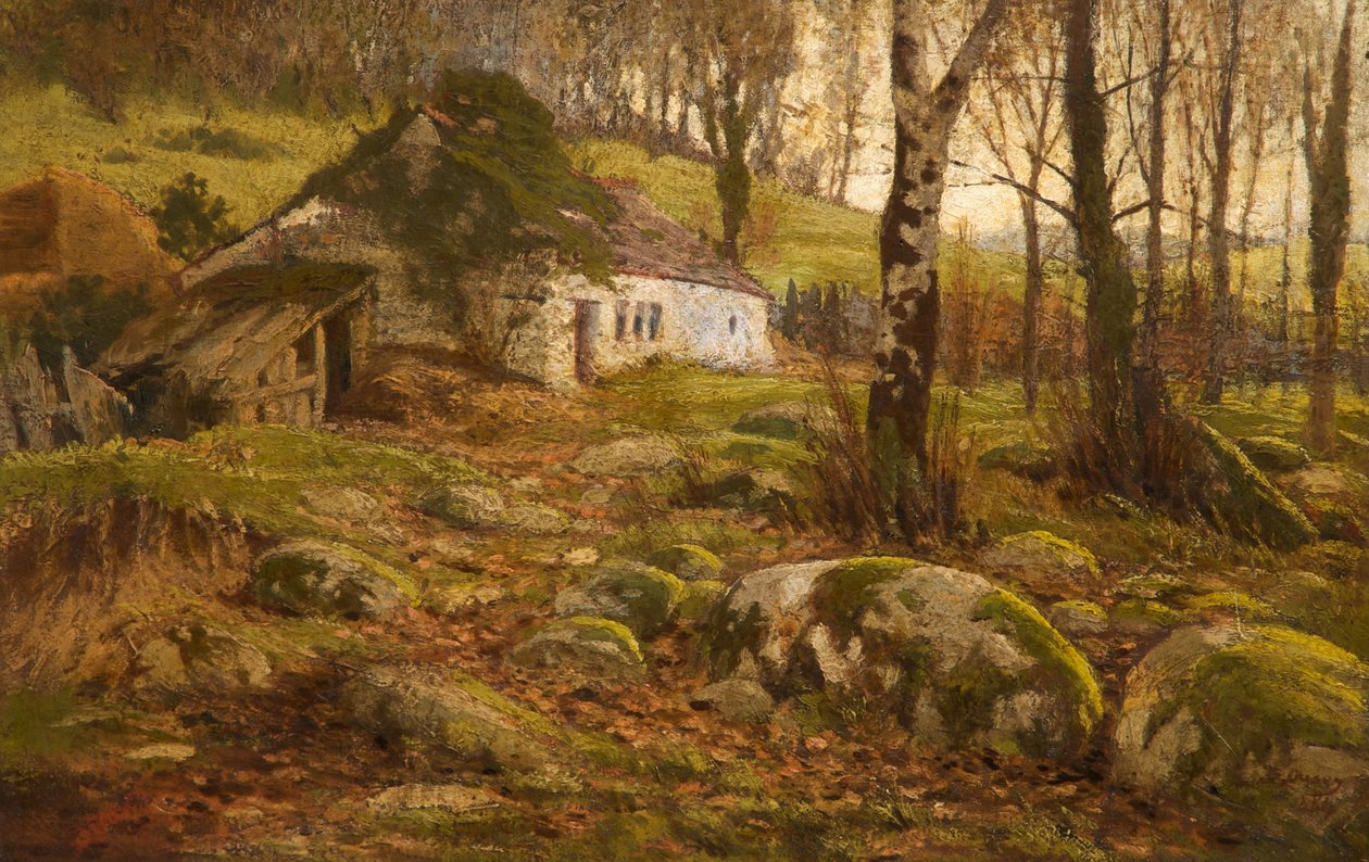 威尔士小屋，1884年 作者 Buckley Ousey