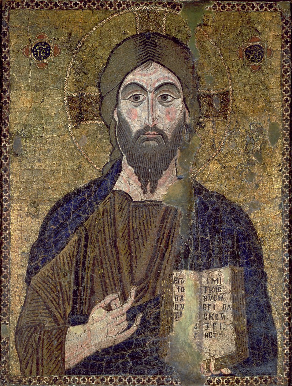 基督Pantocrator（马赛克） 作者 拜占庭