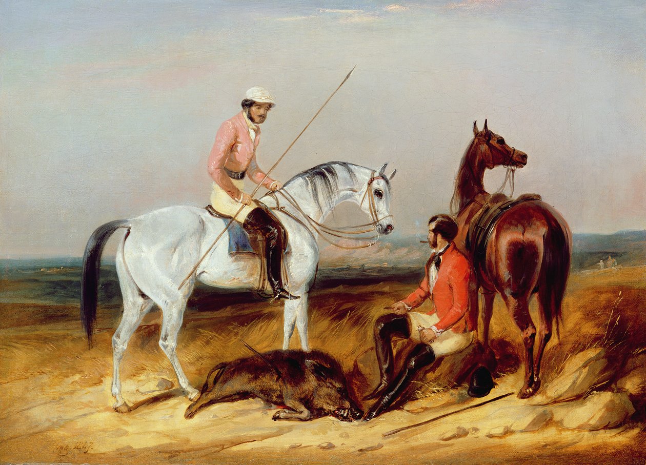猪粘贴，1847年 作者 CB焊接