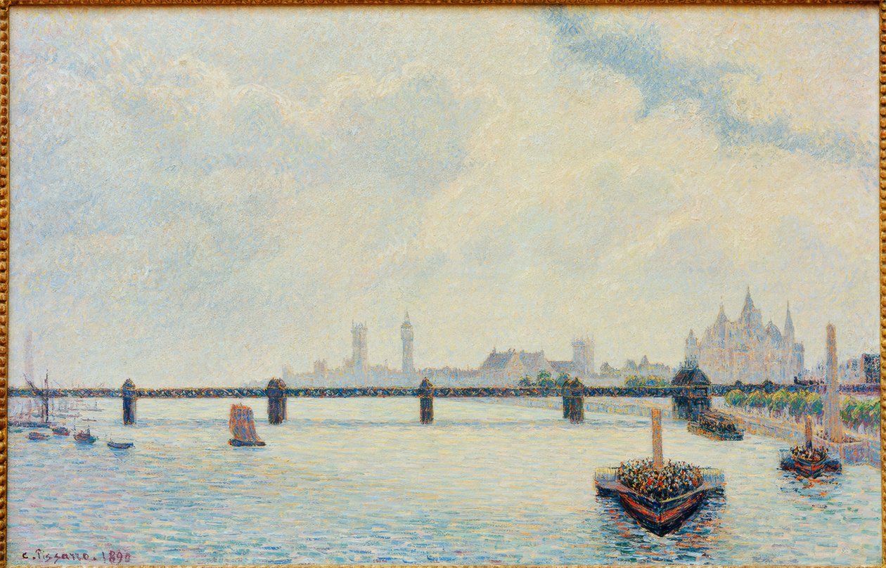 Charing Cross Bridge, London 作者 卡米尔·毕沙罗