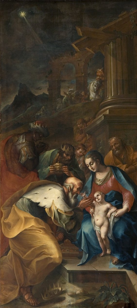 玛吉的崇拜 作者 卡米洛·普罗卡西尼（Camillo Procaccini）