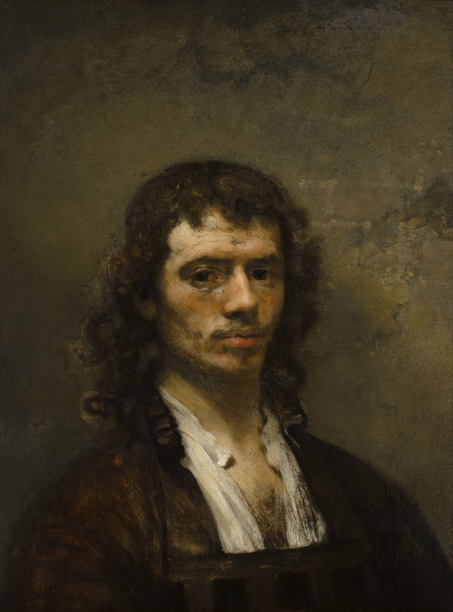 自画像 作者 卡雷尔·法布里修斯（Carel Fabritius）