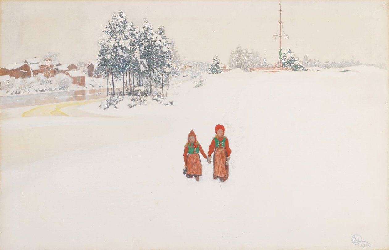 在雪中 作者 卡尔·拉森