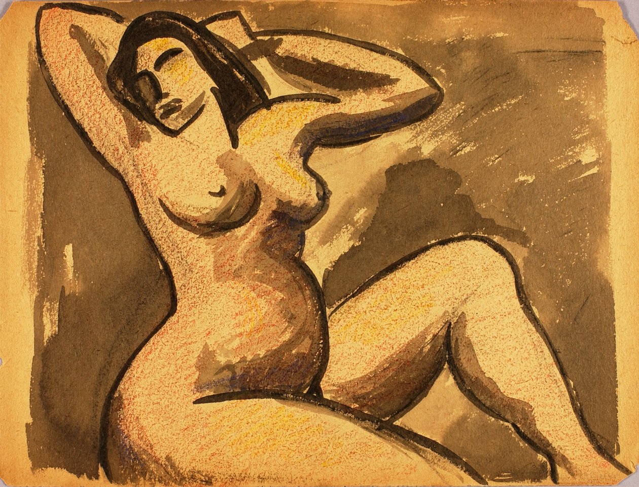 女性裸体 作者 卡尔·纽曼
