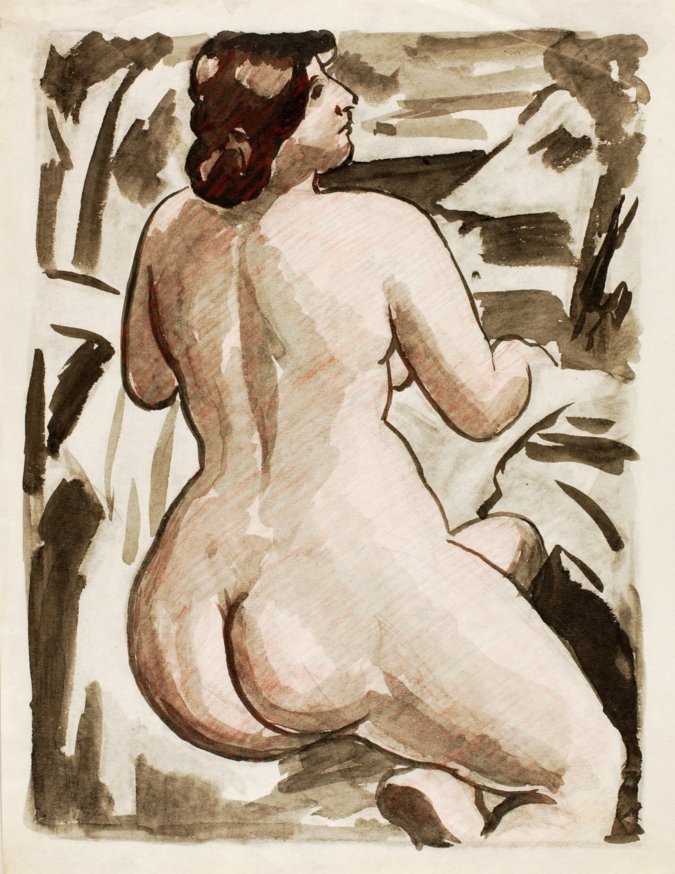 站立的女性裸体 作者 卡尔·纽曼
