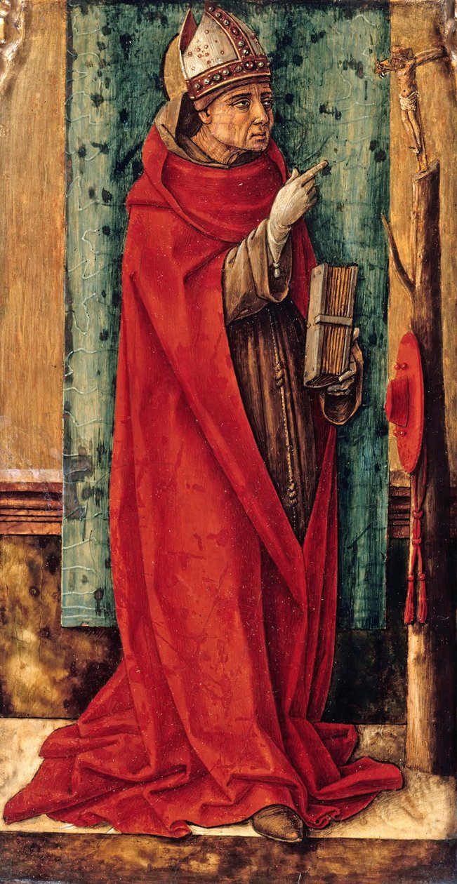 圣博纳旺蒂尔角1490 作者 卡洛·克里维利（Carlo Crivelli）