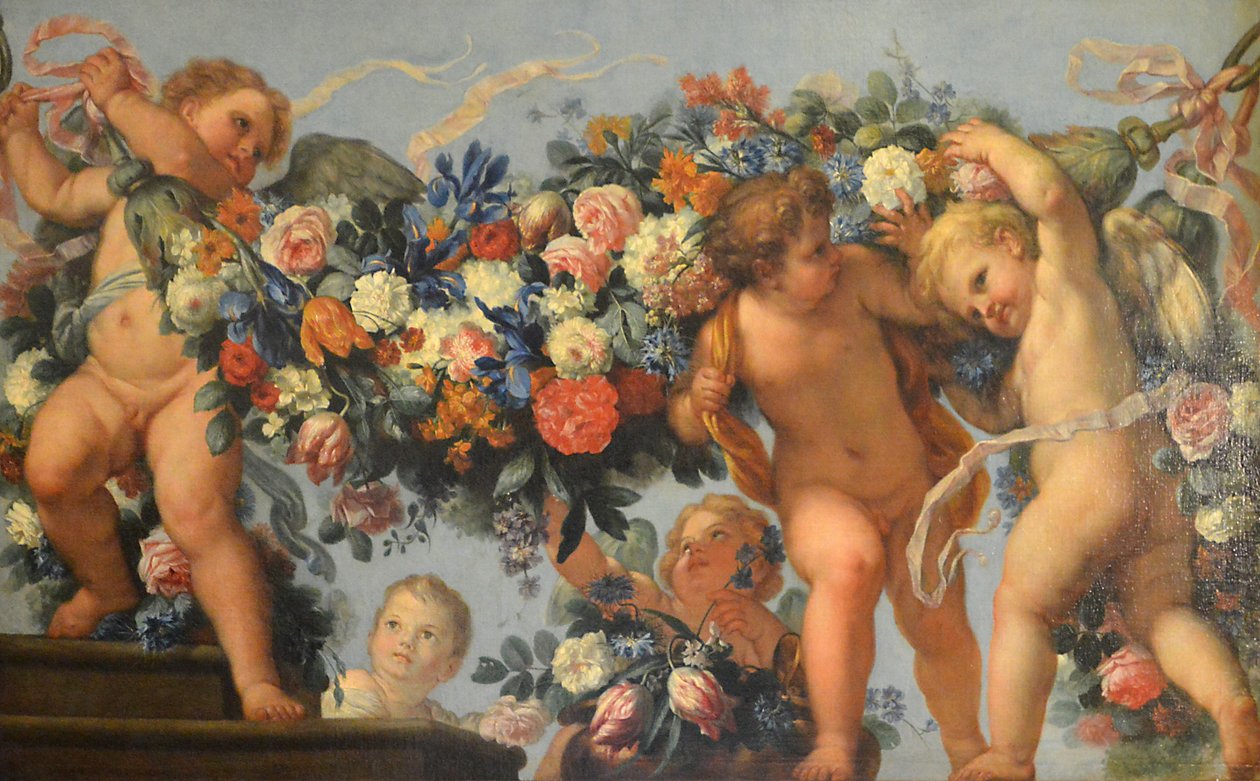 爱与花环 作者 卡洛·马拉塔（Carlo Maratta）