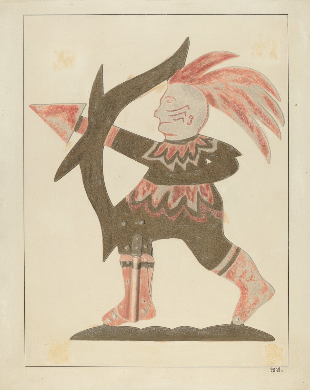 印度风向标，约1936年。 作者 卡罗尔·拉森