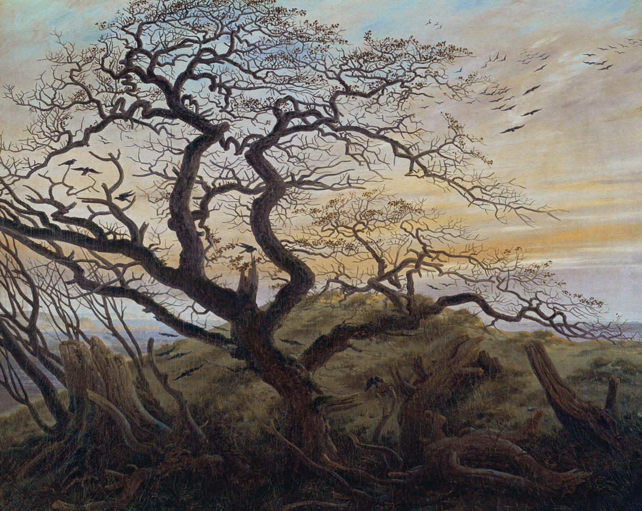 乌鸦之树 作者 卡斯珀·大卫·弗里德里希（Caspar David Friedrich）