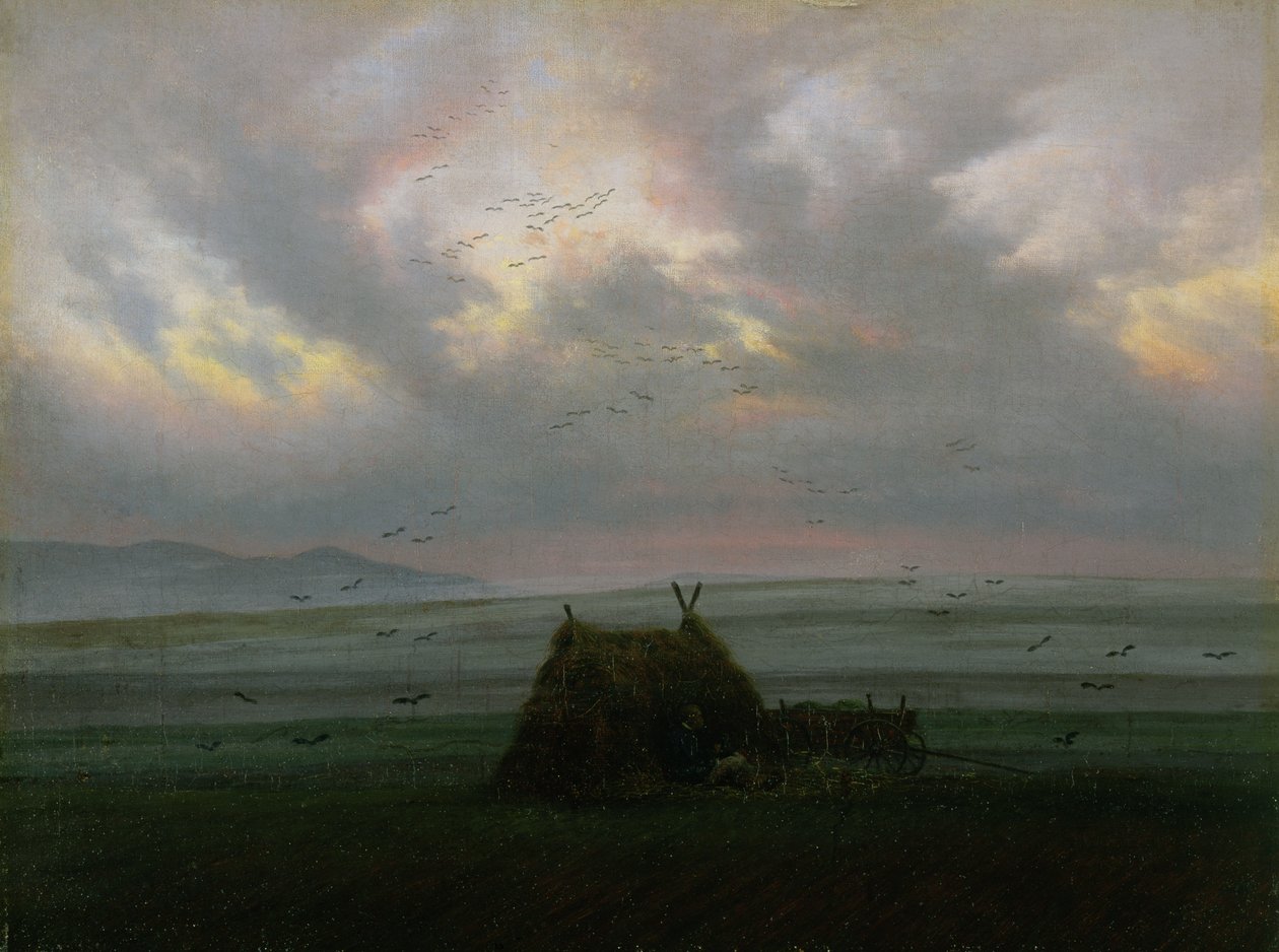 薄雾的波浪，c。 1818年至1820年 作者 卡斯珀·大卫·弗里德里希（Caspar David Friedrich）
