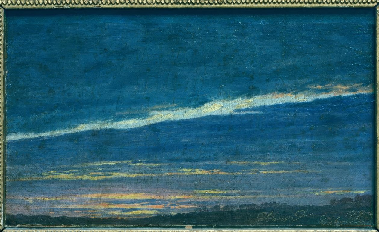 晚 作者 卡斯珀·大卫·弗里德里希（Caspar David Friedrich）