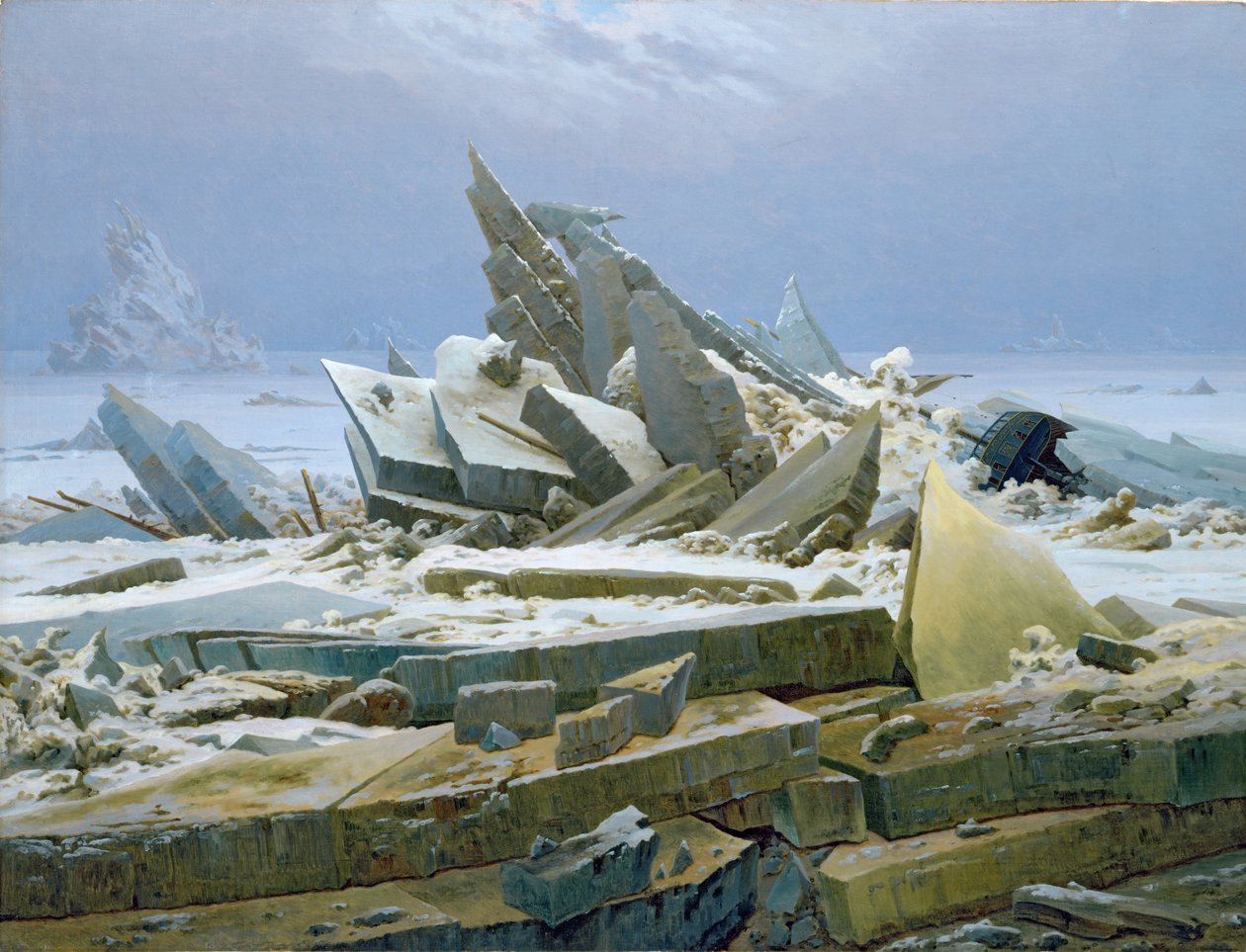 极地之海 作者 卡斯珀·大卫·弗里德里希（Caspar David Friedrich）