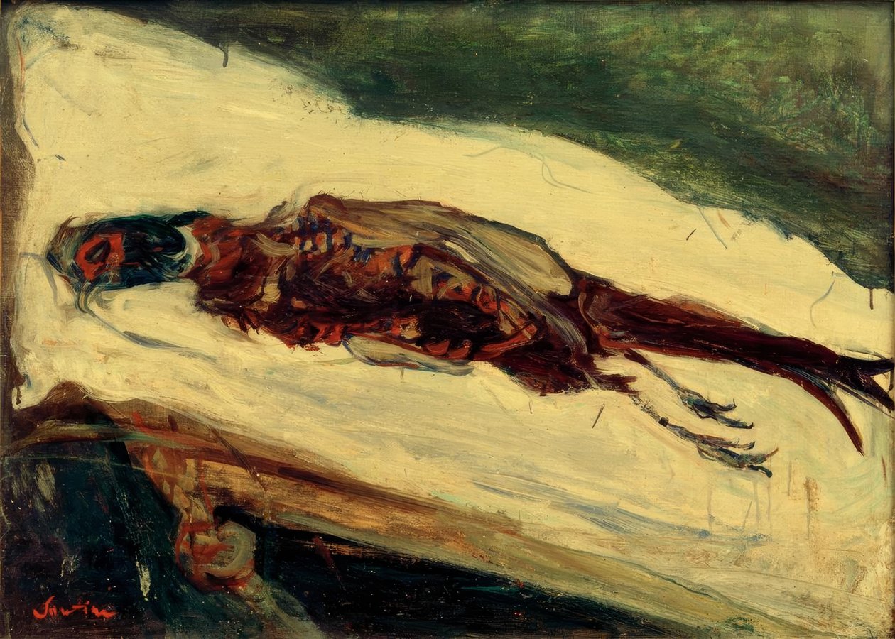 Ch.Soutine，死雉鸡 作者 Chaim Soutine