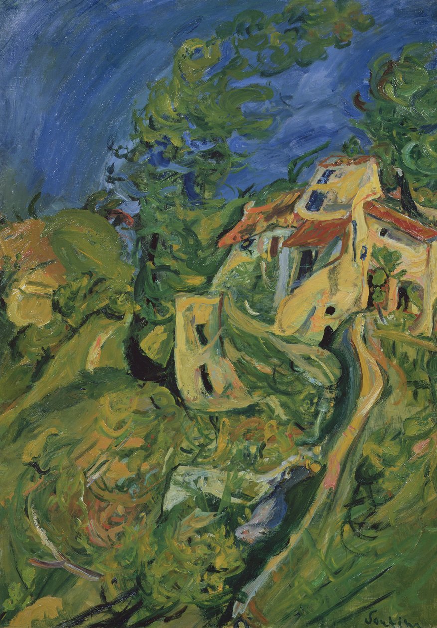 景观 作者 Chaim Soutine