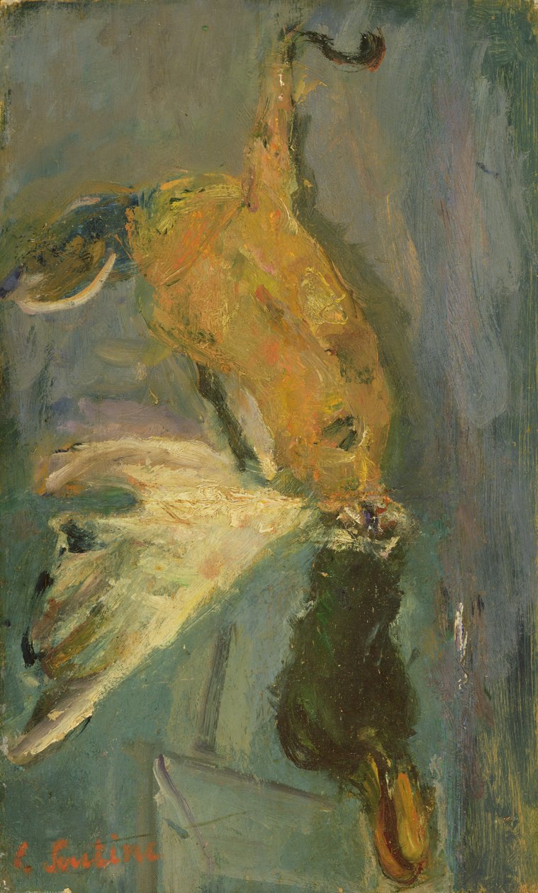 挂鸭 作者 Chaim Soutine