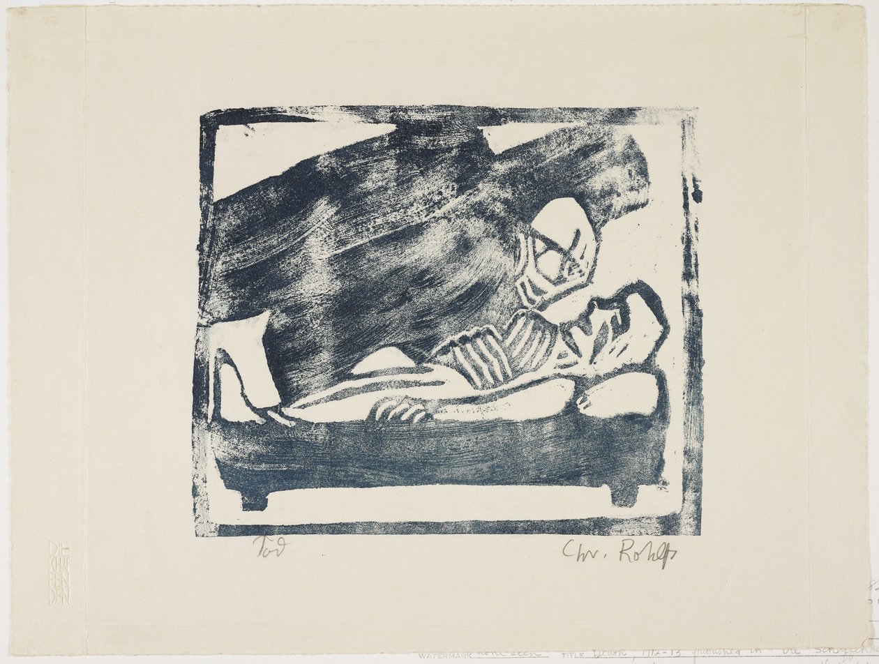 死亡，1912-1913 作者 查尔斯·罗夫斯