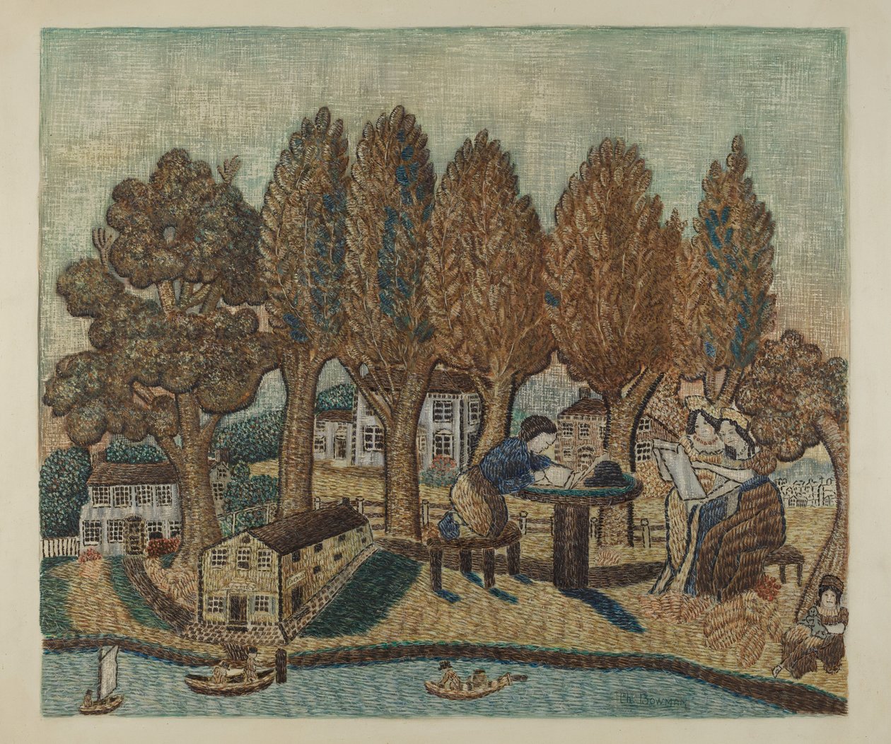 采样器，约1940年。 作者 查尔斯·鲍曼