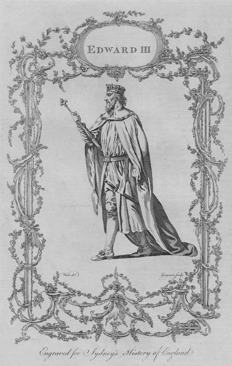 爱德华三世（1773）。 作者 查尔斯·格里尼翁