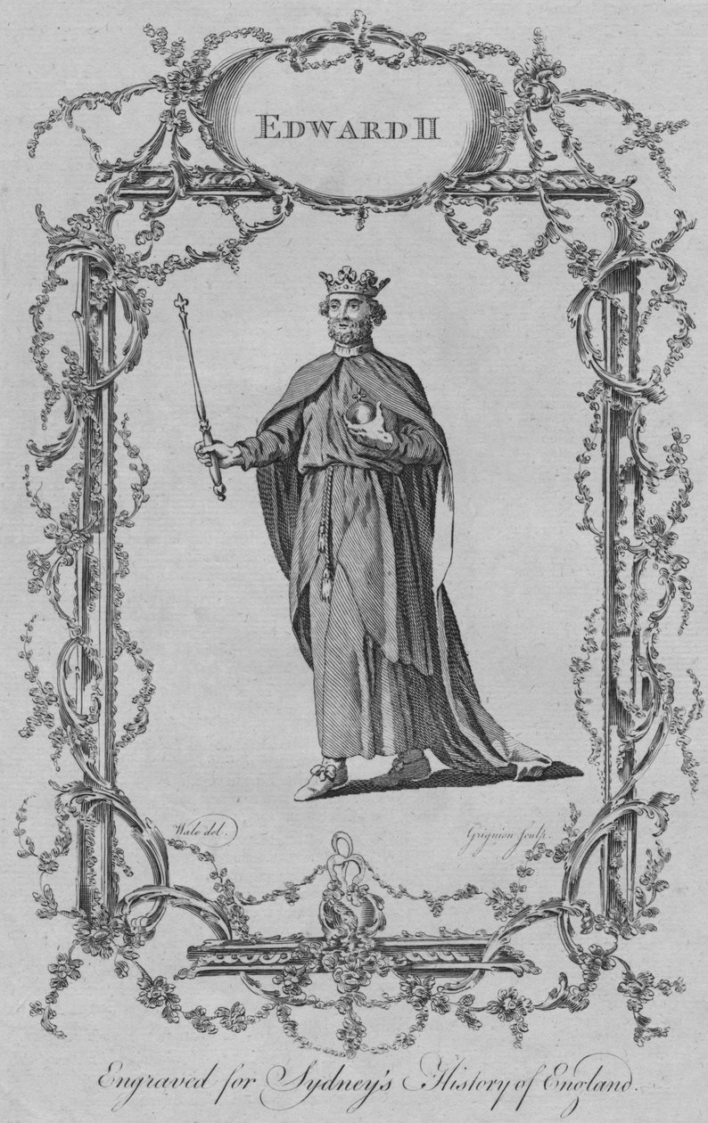 爱德华二世，1773年。 作者 查尔斯·格里尼翁