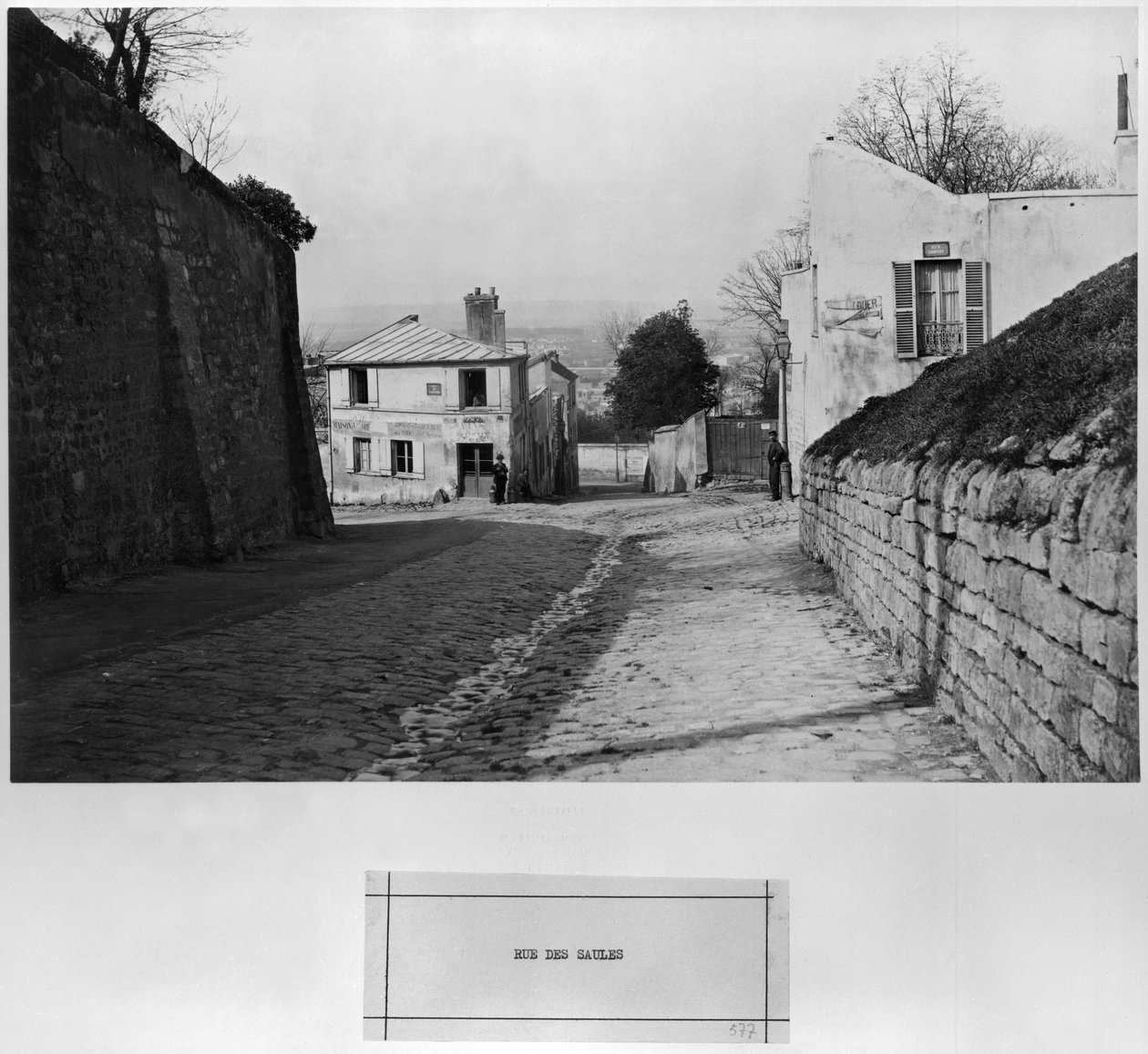 Rue des Saules，巴黎，1858-78 作者 查尔斯·马维尔