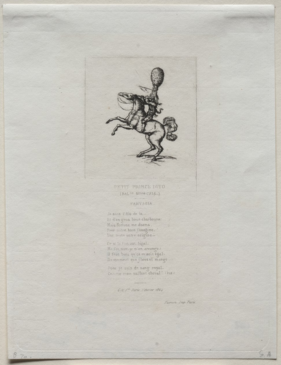 小王子在这里，1864年。 作者 查尔斯·梅里昂