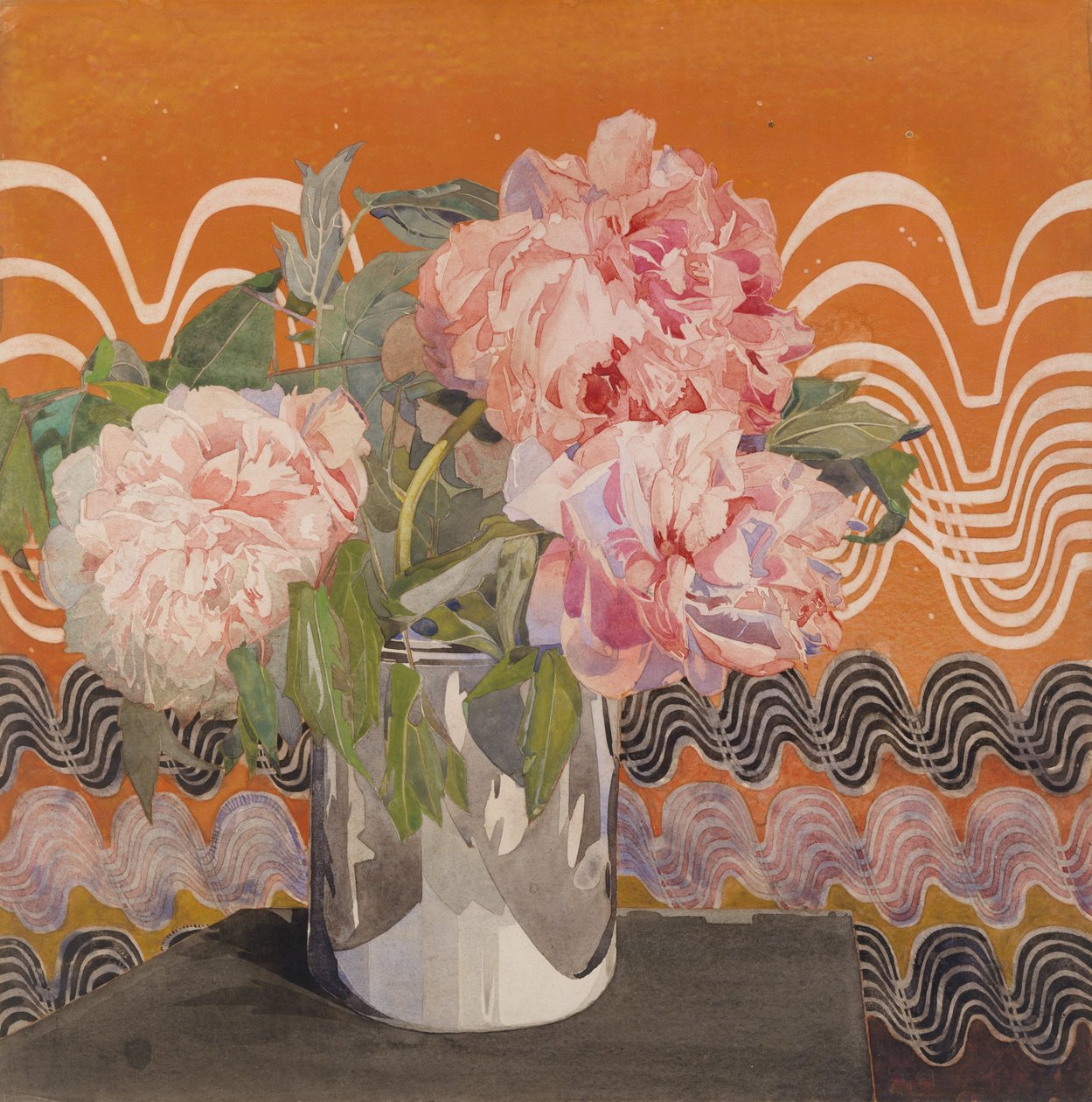 Peonies，c.1920 作者 查尔斯·雷尼·麦金托什