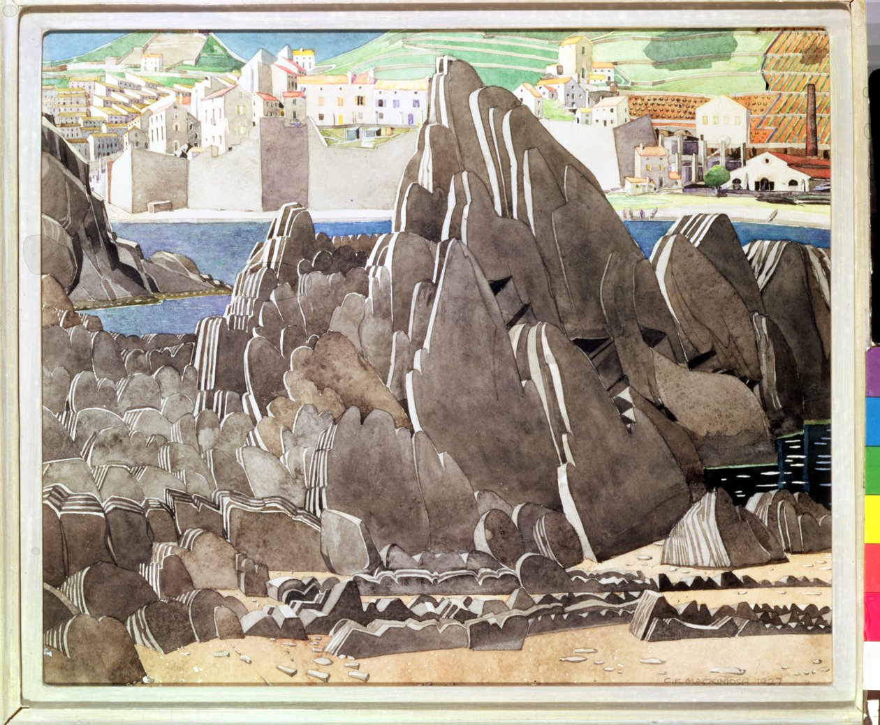 岩石，1927年 作者 查尔斯·雷尼·麦金托什