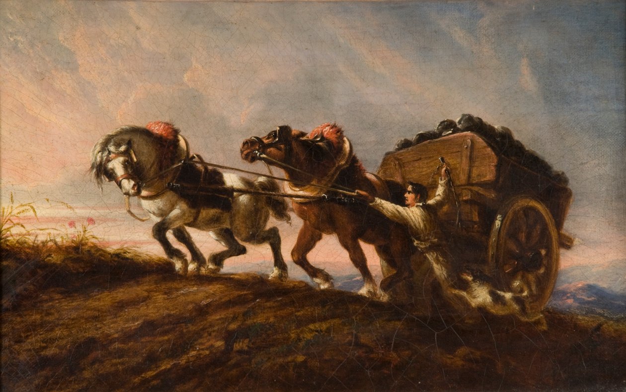 马负荷，1864年 作者 查尔斯·维拉