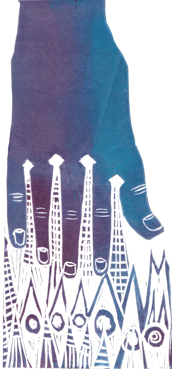 手》，2012年（油印）。 作者 夏洛特奥尔