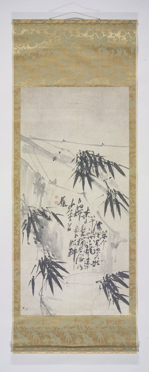 竹子
用竹子滚筒作画 作者 陈洁灿