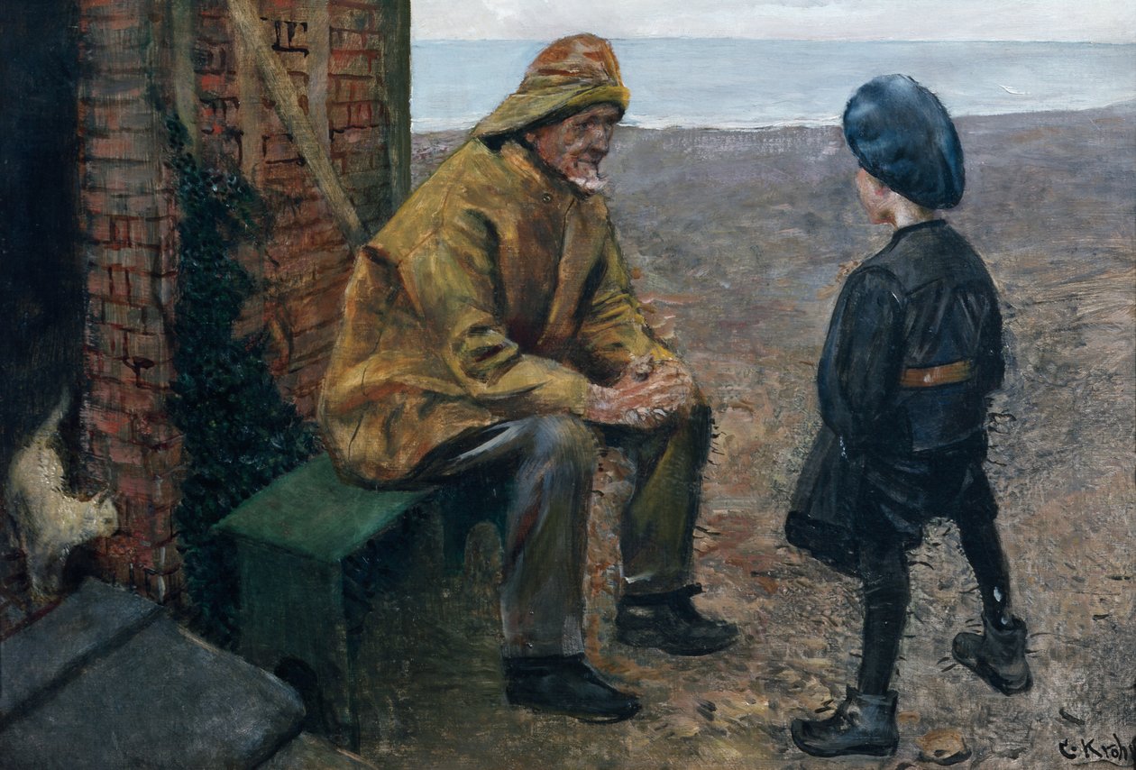 来自诺曼底的采访 作者 克里斯蒂安·克罗格（Christian Krohg）