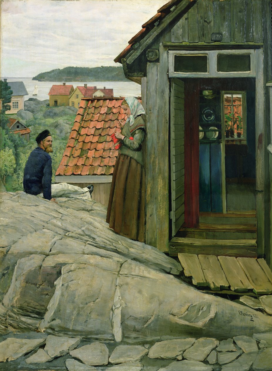 从海岸 作者 克里斯蒂安·克罗格（Christian Krohg）