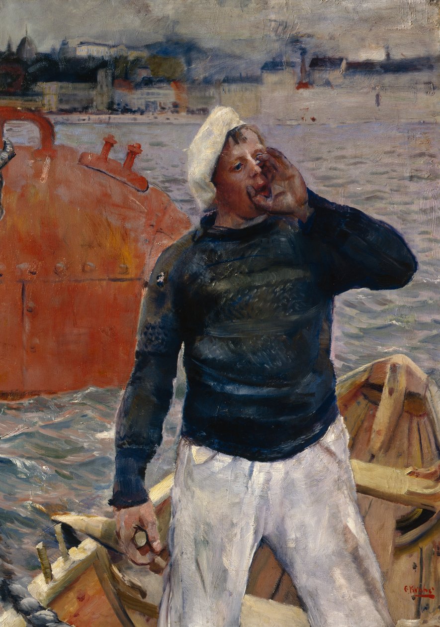 拖入 作者 克里斯蒂安·克罗格（Christian Krohg）