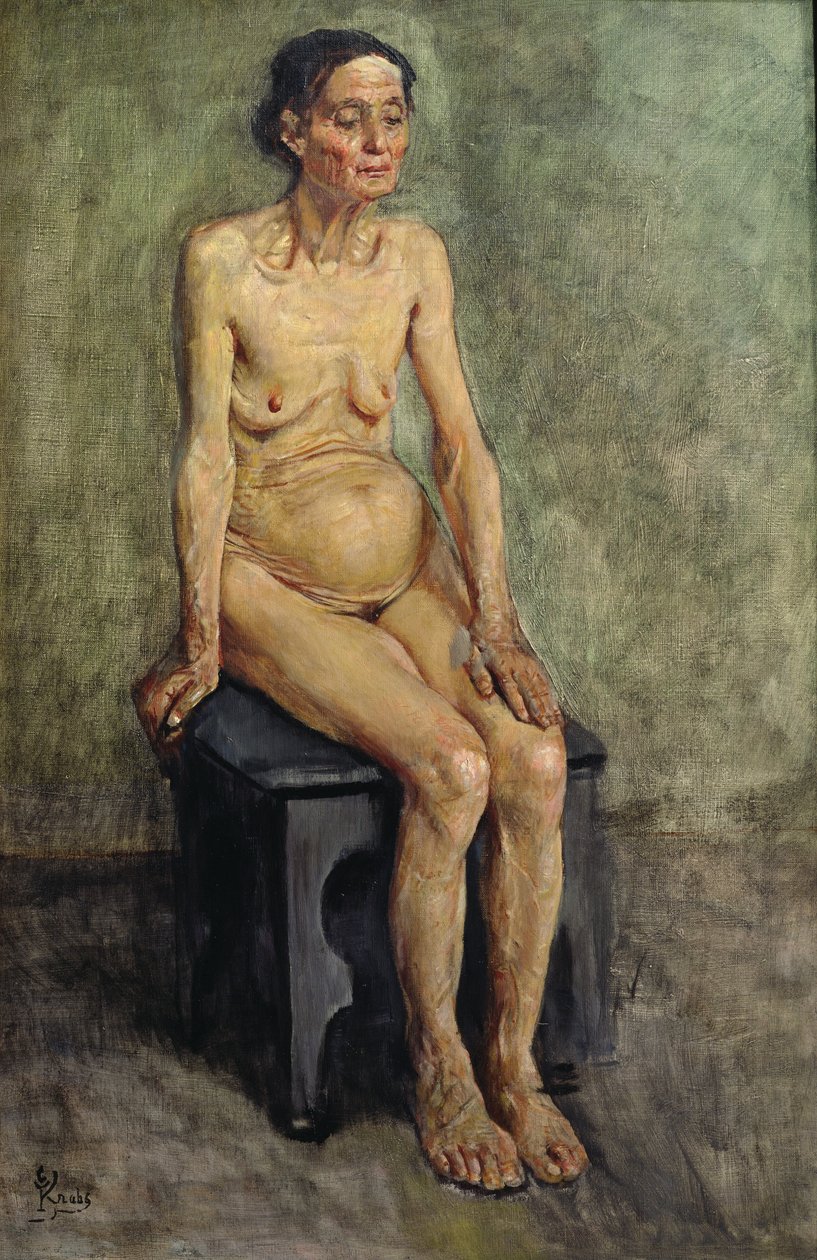 老妻子 作者 克里斯蒂安·克罗格（Christian Krohg）