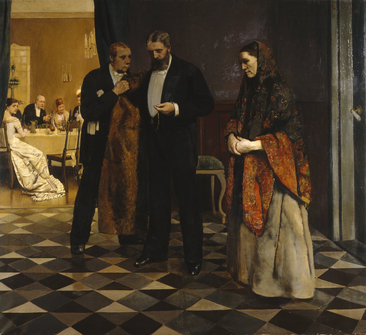 送医 作者 克里斯蒂安·克罗格（Christian Krohg）