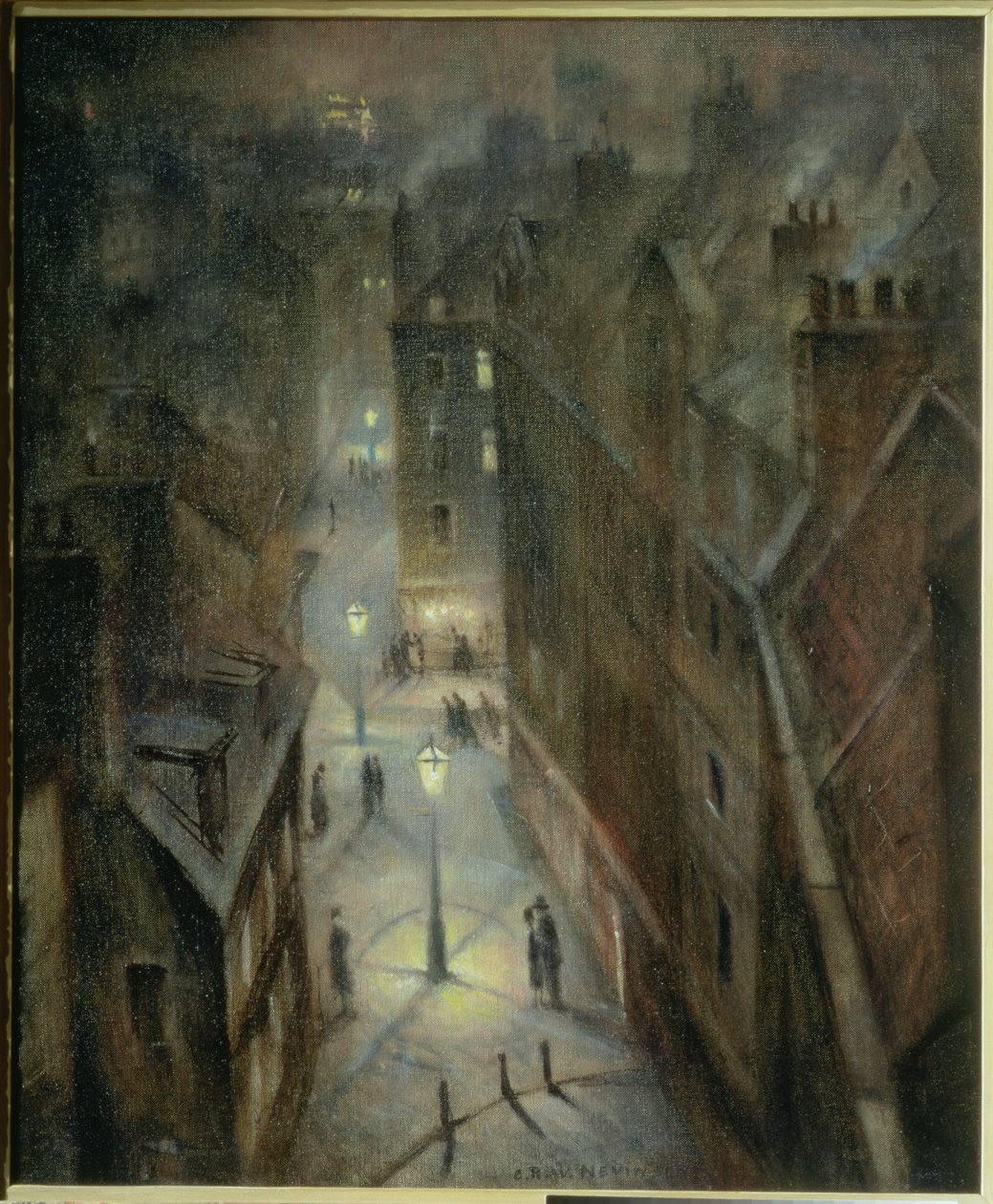 Soho Twilight，c.1924 作者 克里斯托弗·理查德·怀恩·内文森