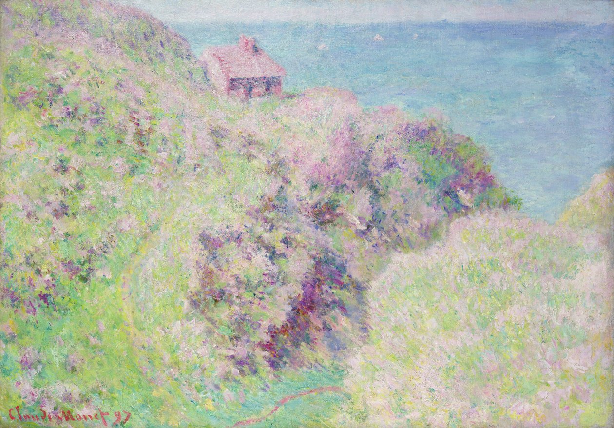 1897年在Varengeville的海关 作者 克劳德·莫奈