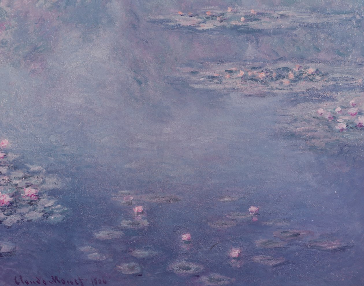 Nympheas，1906年 作者 克劳德·莫奈