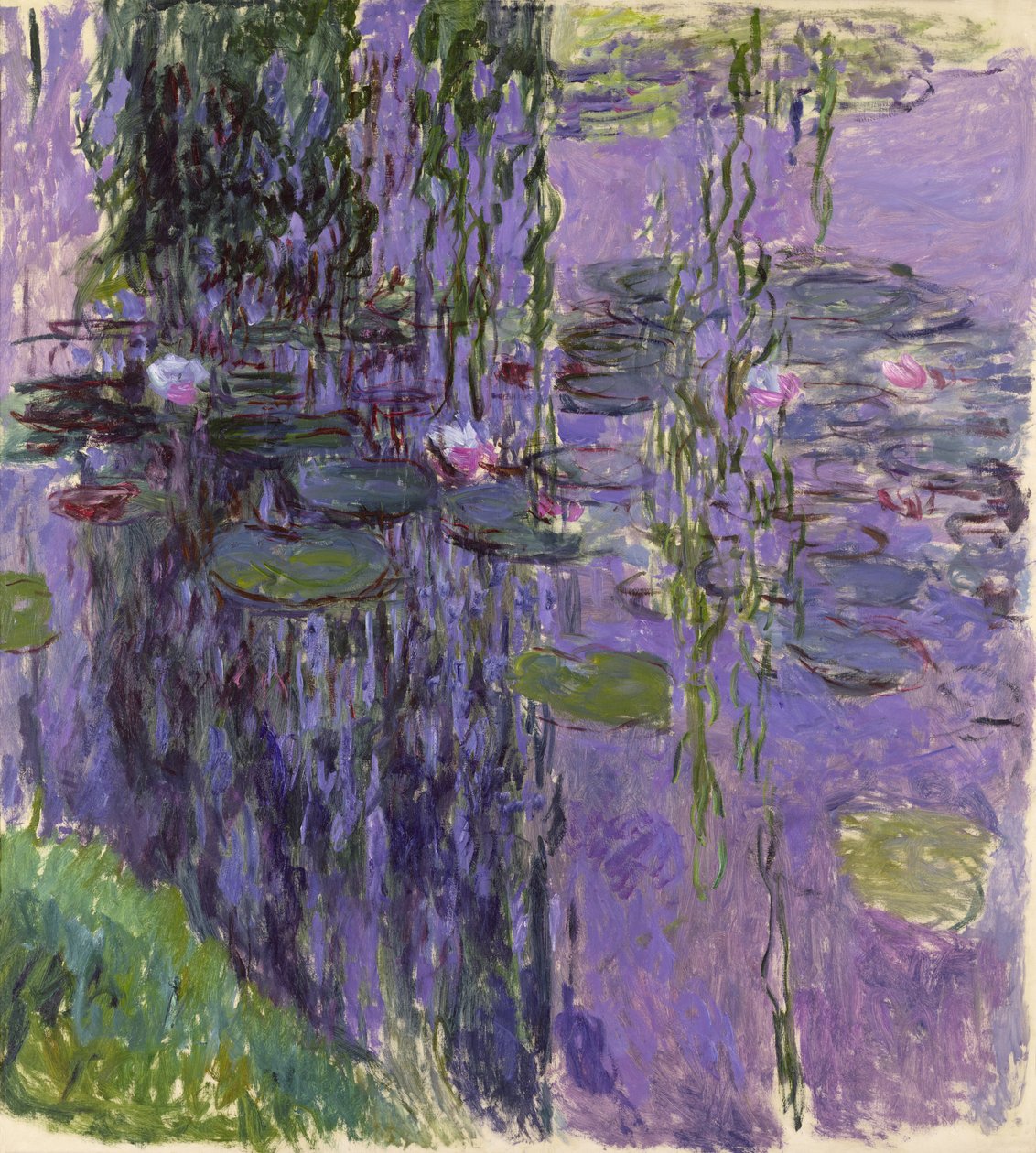 Nympheas，1916-19 作者 克劳德·莫奈