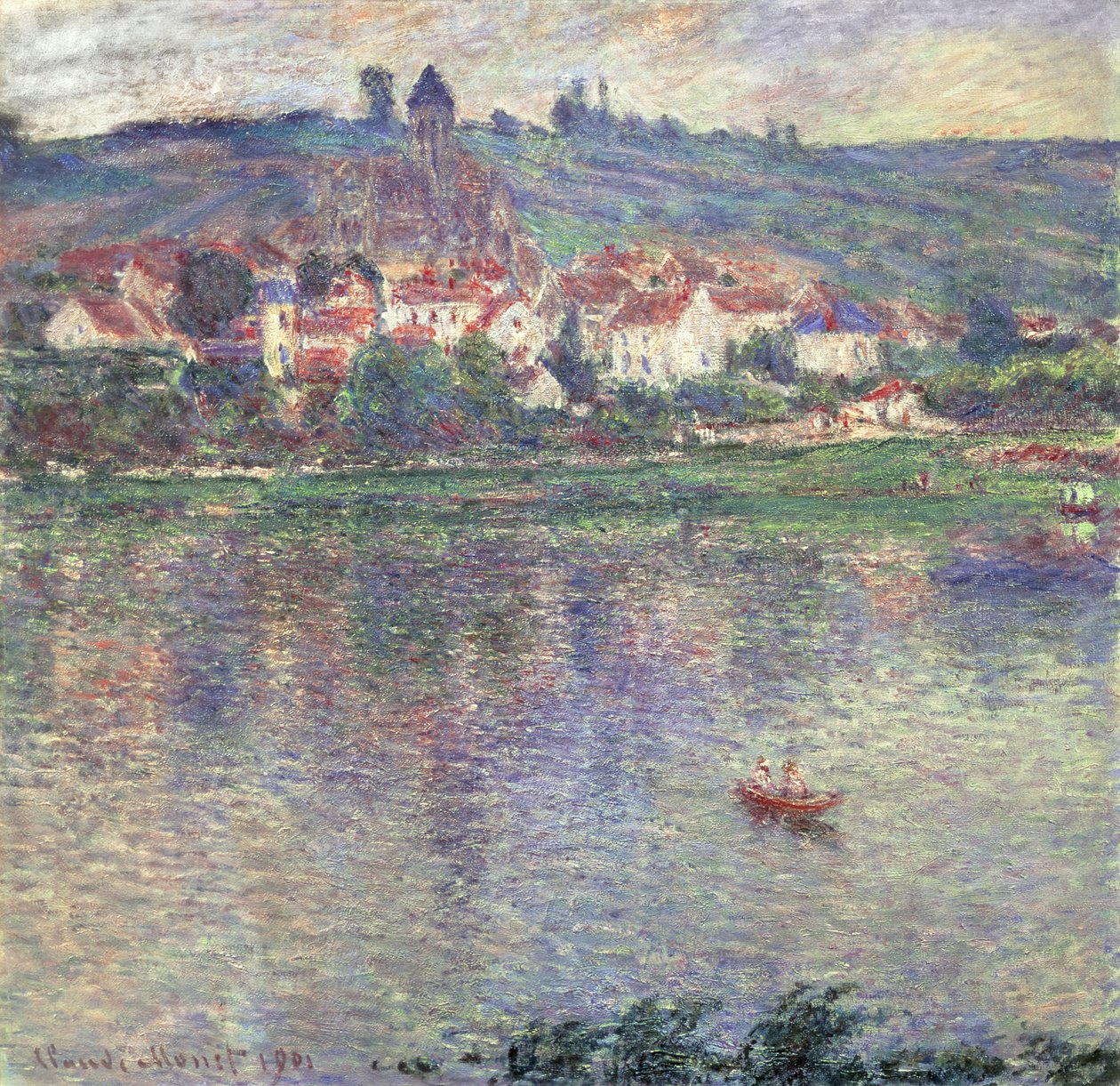 Vetheuil，1901 作者 克劳德·莫奈