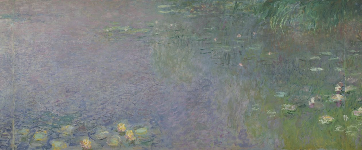 睡莲：早晨，1914-18（右中部） 作者 克劳德·莫奈